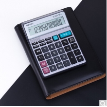 得力(deli)可查數(shù)后退修正語音計(jì)算器 真人語音播報(bào)計(jì)算機(jī) 銀色1554