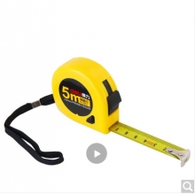得力(deli)5m鎖定功能鋼卷尺 木工尺裝修測量尺子 辦公用品 8203